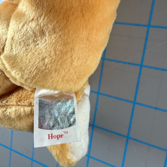 Ty Beanie Babies Prayer Bear 🙏🏻 Hope DOB 03-23-1998 Mint with Mint tags - Picture 9 of 14